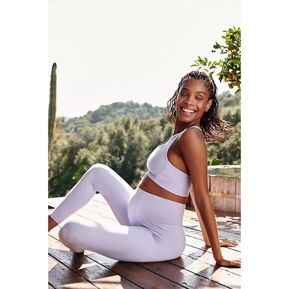 Free People x Hatch NWT Never Better Orchid Purple High Waist Maternity Leggings - Picture 1 of 12